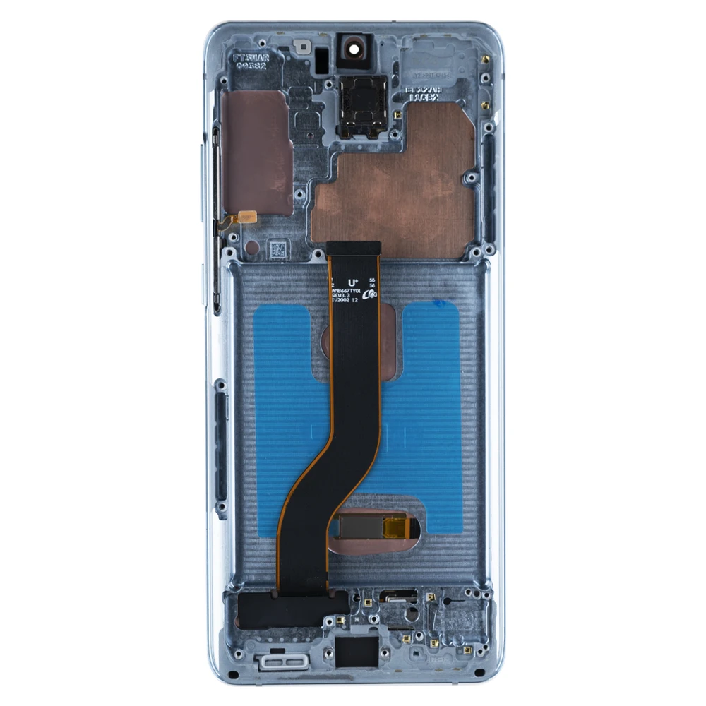 Pantalla de 6,7 pulgadas para AMOLED S20 Plus con marco para Samsung Galaxy S20 + G985 G985F pantalla LCD MONTAJE DE digitalizador con pantalla