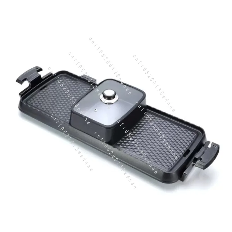 Dual-sided Electric Grill Pan - Multi-functional Hot Pot & BBQ Combo, Indoor Electric Hot Pot With Grill
