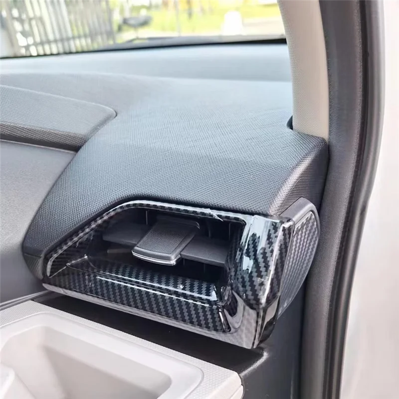 

For Toyota Veloz 2022-2024 Carbon Fiber Car Center Dashboard Side Air Outlet Cover Trim Interior Replacement