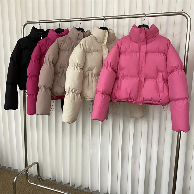 Giacca da donna parka invernali addensare giacche imbottite in cotone cappotti piumino allentato parka Oversize Outwear Casacos De Inverno Feminino