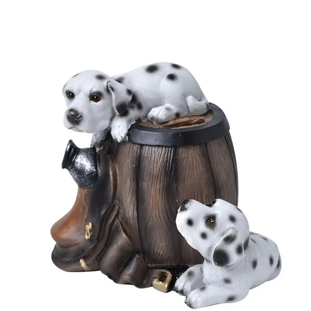 Tanque de poupança cão cofrinho grande capacidade decorativa caixa de poupança animal dos desenhos animados que pode ser aberta caixas de dinheiro mesa