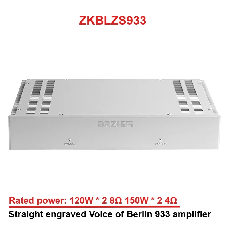 

AMXEKR Direct-engraved Berlin 933 Amplifier Class A and B Pure Post-Amplifier Fever Audio HiFi Classic Design 150W+150W