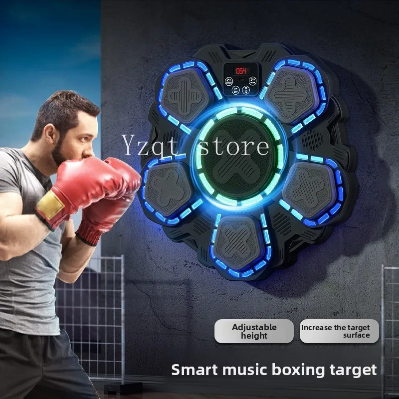 Music boxing wall target household children's boxing trainer decompression sports smart bluetooth electronic music boxing