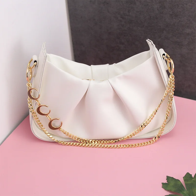 TINBERON Bag Decorative Chain Accessories Metal Handbag Underarm Chain Strap Extension Chain Bag Strap Luxury Design Bag Straps