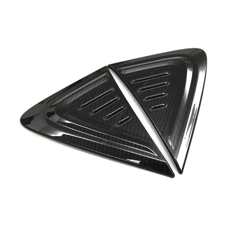 متفوقة لتويوتا C-HR حقوق الإنسان 2016-2020 سيارة ألياف الكربون نمط الجانب الجبهة تنفيس الهواء الحاجز غطاء الزخرفية صالح الملحقات