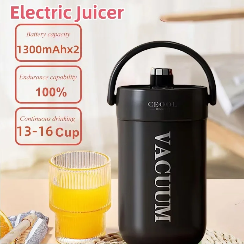 Portable Blender Bottle Fresh Juicer Blender Rechargeable Mixer Smoothie Blender Electric Orange Fruit Juice Extractor Machine