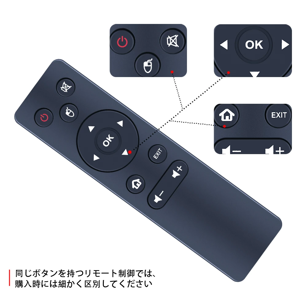 JX-9018 for GRUNHELM GD32HSFL8 SmartTV remote control