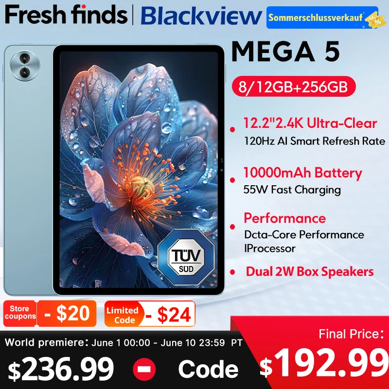 Blackview MEGA 5 New tablet coming soon in  May