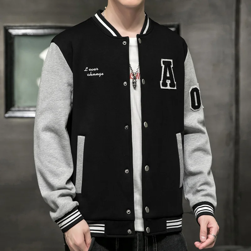 Baseball Uniform Jacket Men and Women Trendy Brand Hip Hop Loose Wild Casual Couples 2023 New Street Retro Embroidery