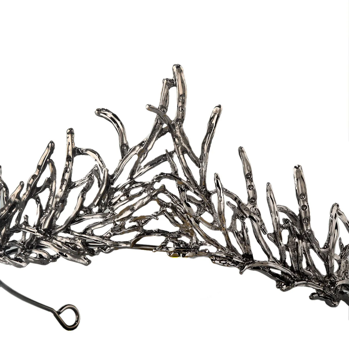 Baroque Forest Branch Metal Crown Party Headwear