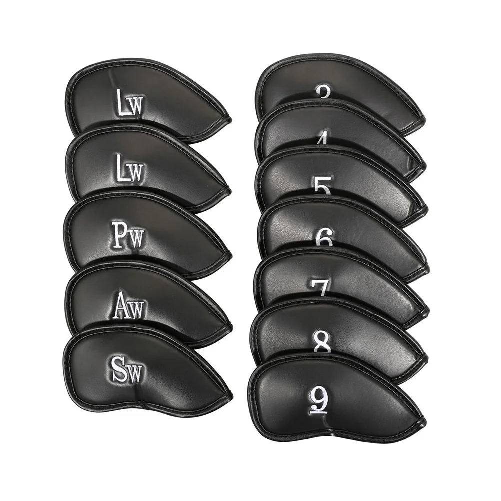 

10Pcs Golf Club Covers Neoprene Thick Design Durable Protective Set Fit Most Standard Irons Golf Cover