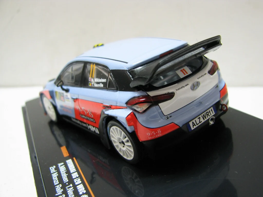 دييكاست بمقياس 1:43 IXO HYUNDAI NG I20 WRC # 11 2017 RAM660 سبيكة سيارة نموذج تحصيل لعبة هدية تذكارية عرض حلية