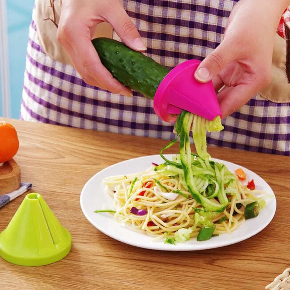 

Vegetable Slicer Conical Spiral Shredder Plastic Rust-proof Rotary Shredder Anticorrosive Vegetable Slicer Carrot