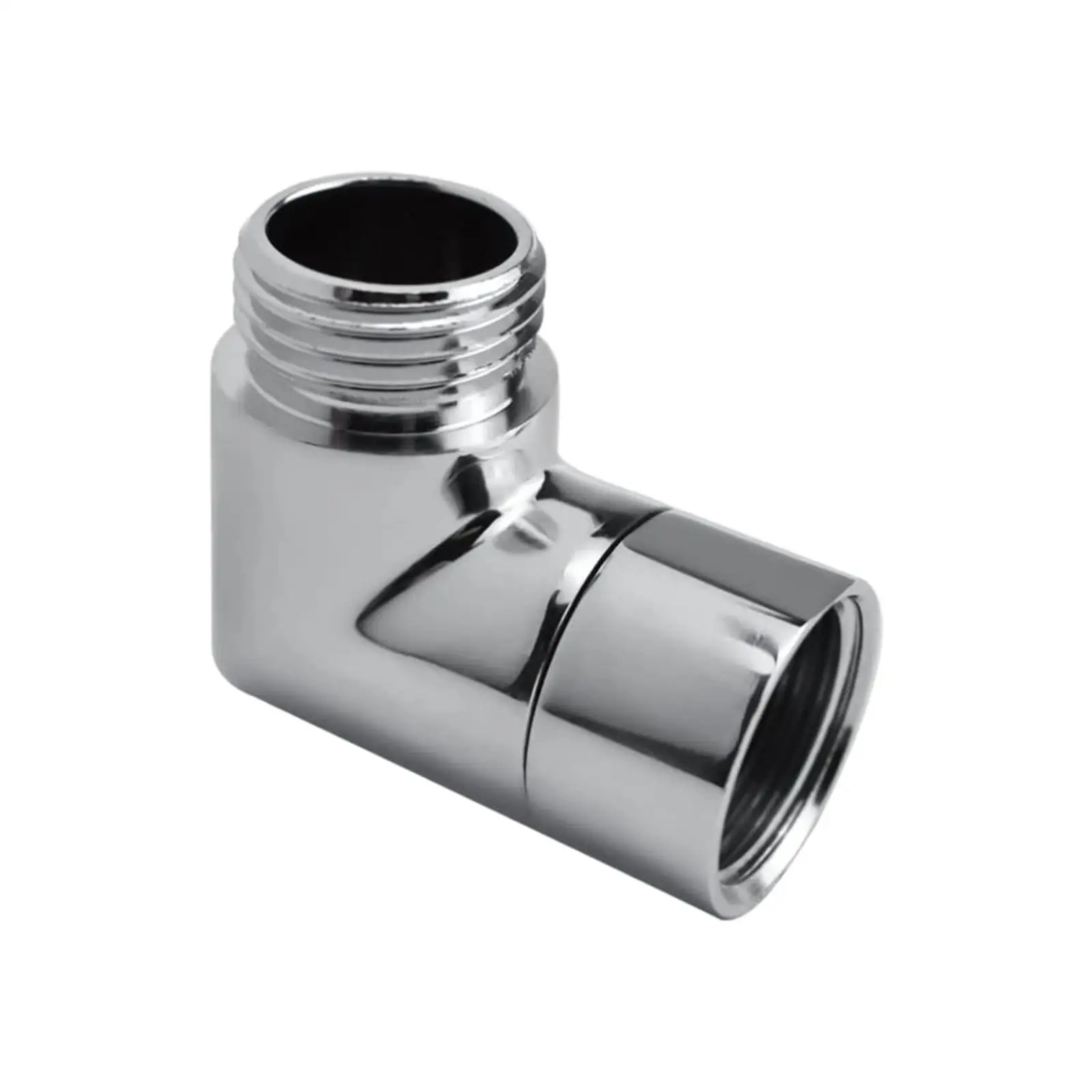 Shower Head Elbow Adapter Silver Bathtubs Parts Chrome Plate Finish Coupling