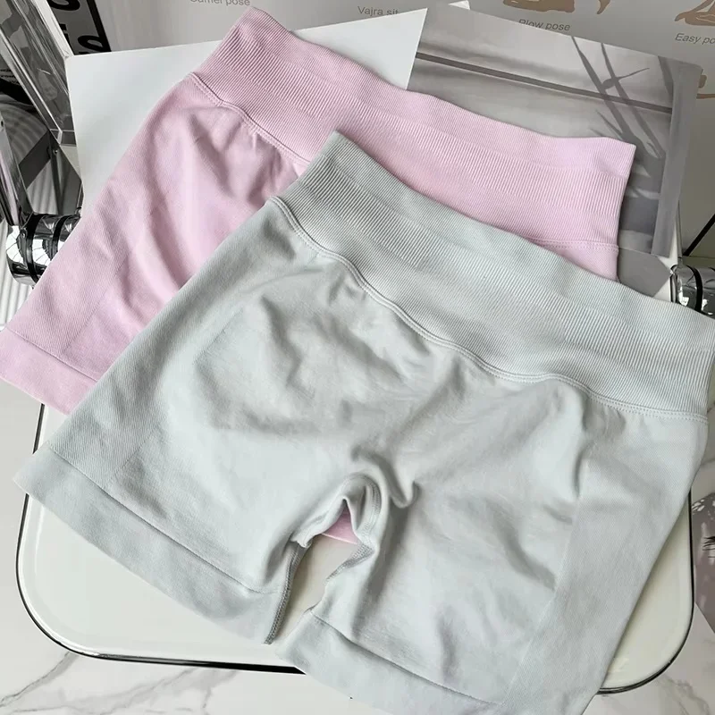 여성용 요가 팬츠 스포츠 피트니스 피치힙 숏 리프팅 힙업 타이트 핏 7부 팬츠 여름 짐 세트