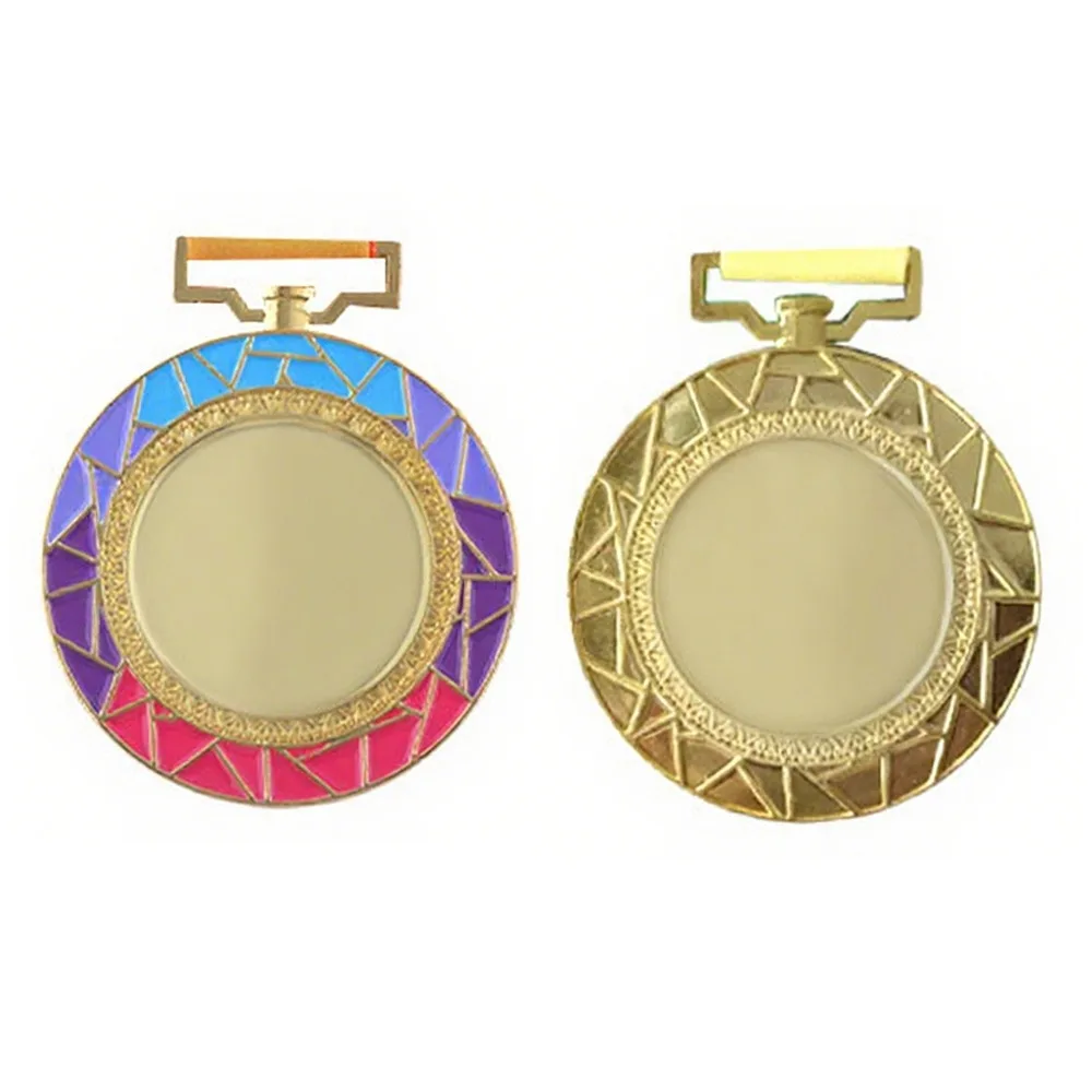 

Цветная лента, постепенные металлические медали, золото, серебро, бронза, 6,5 см, медали для детского сада, сувенирные универсальные детские медали
