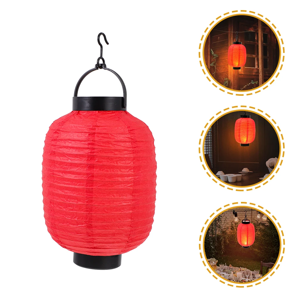 

2Pcs Japanese Folding Lantern Lamp Paper Hanging Lantern Decorative Bright Color for Indoor Outdoor Party Bar Restaurant
