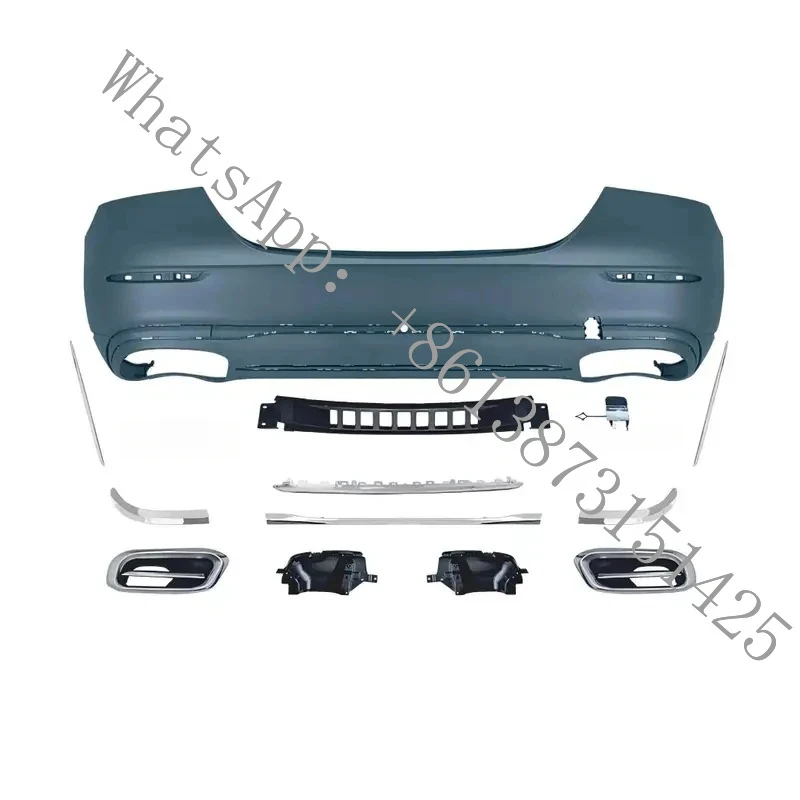 

Suitable body kit with bumper, grille, hood and fenders upgrading E-Class W213 to 21-23 style