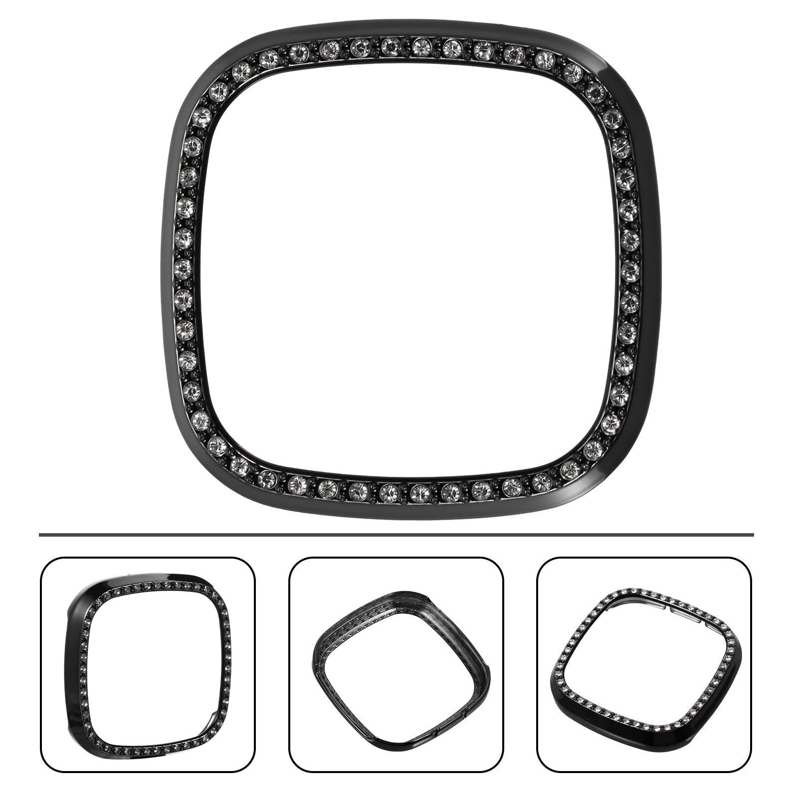 

Durable 1Pcs Anti-Scratch Watch Shell Shockproof Cover for Versa3 Sense All Around Protection Easy Install