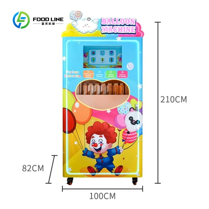 Multi Payment SDK Automatic Balloon Vending Machine Electronic Payment Remote Monitoring Entertainment Vending Equipment