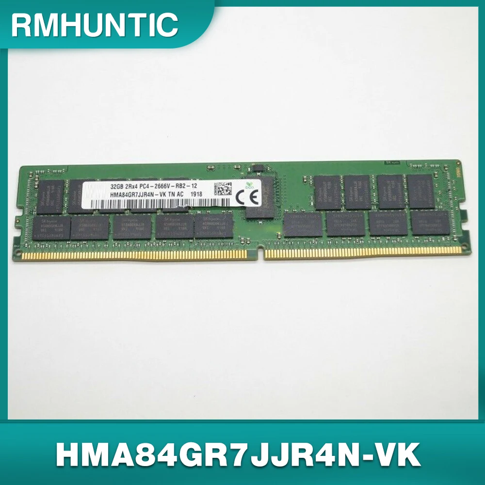 

1PCS 32G 2RX4 PC4-2666V REG For SKhynix Server Memory HMA84GR7JJR4N-VK