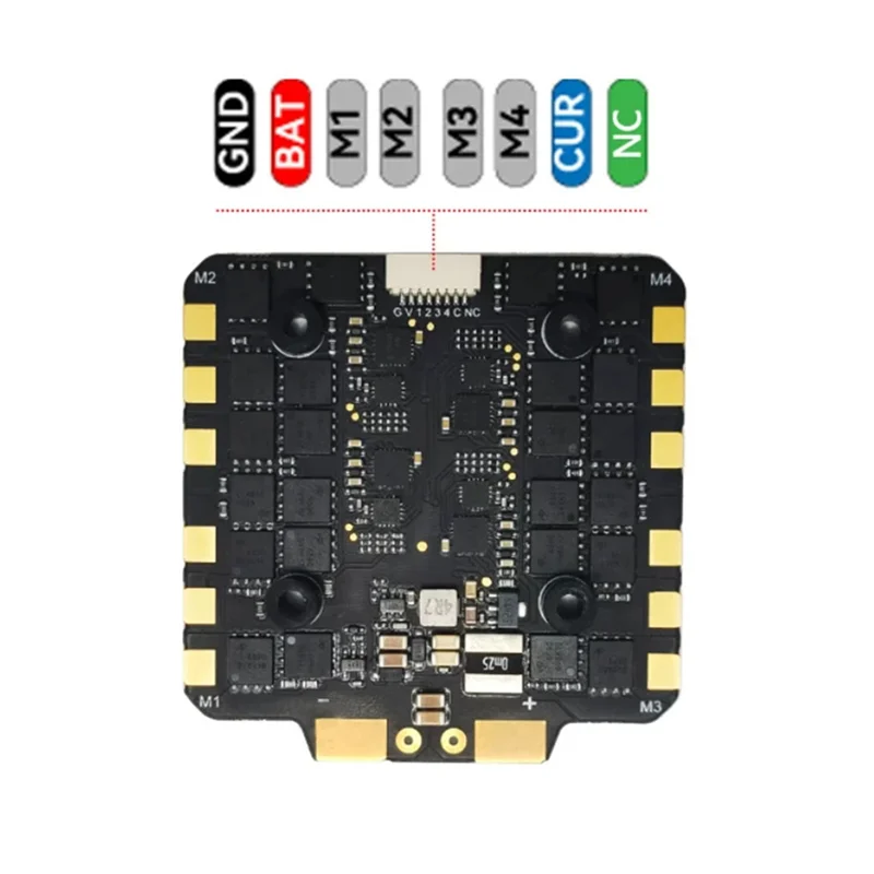 A34M-BLS 90A 4-In-1 ESC FPV Brushless ESC 3-6S 30.5X30.5 DSHOT600 ESC Protocol For RC FPV 13/15Inch Freestyle Drones Parts