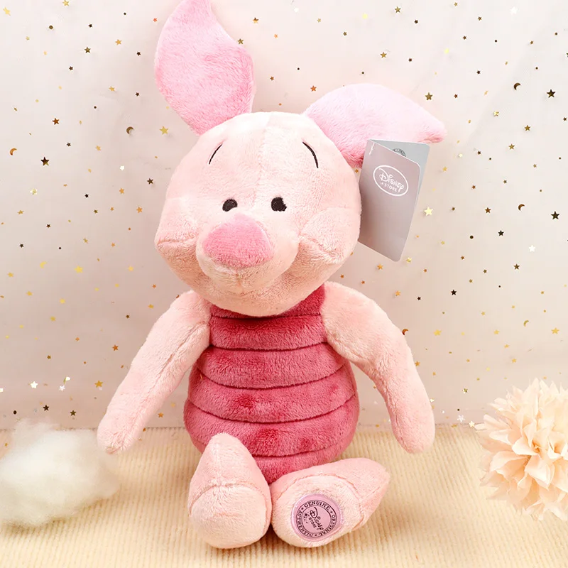 Kawaii Piglet Winnie The Pooh Plush Toys Pink Pig Stuffed Animal Anime Plushies Figures Cartoon & Cute Doll Gift For Girls Kids