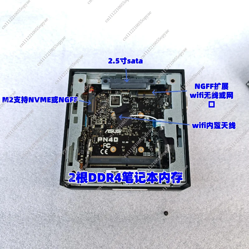 Mini PC J4125 Quad Core NUC Micro Computer Office Small Desktop Mini Host for ASUS PN40 Business NAS