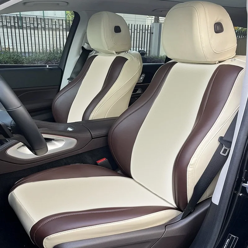 Custom Fit Car Accessories Seat Covers for 7 Seats Full Set Durable Material Specific For Mercedes-Benz GLE 350 450 GLS 400 450