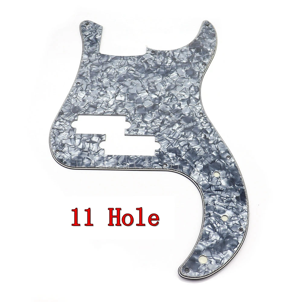 Electric Guitar 3 Ply Pickguard PVC Guitar Pickguard Scratch Plate For PB Bass Guitar Part 9/11/13 Holes with Screw