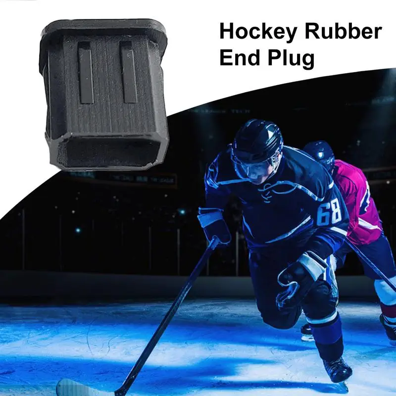 Hockey Stick Supplies Rubber Ice Hockey Tubing Plug Caps 10x Hockey Club End Protection Cover Easy To Install Stick End Tape