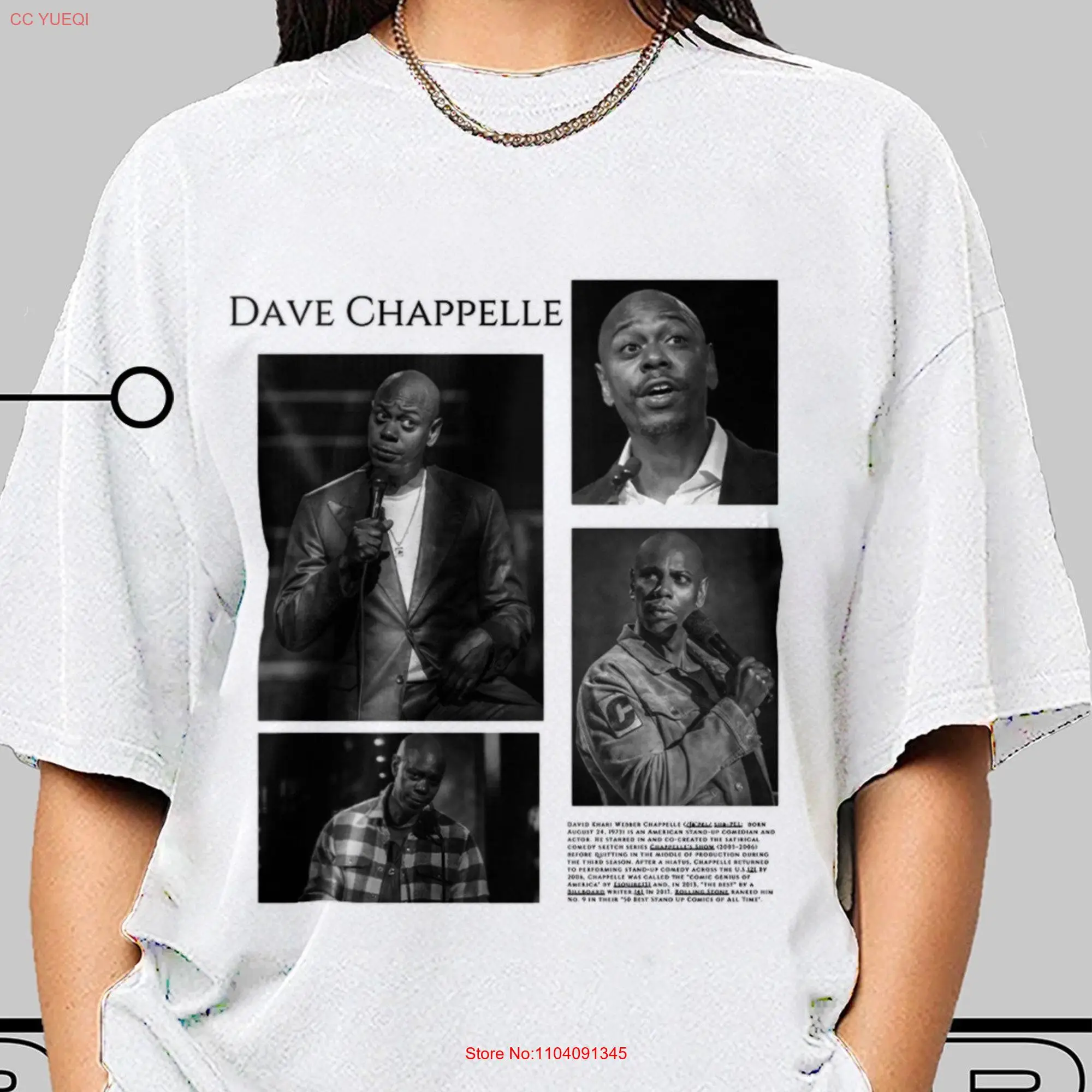 Limited Dave Chappelle T Shirt for Men and Women long or short sleeves