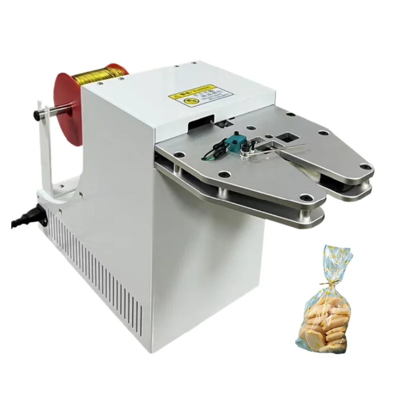 Efficient Automatic Gold Wire Twist Tie Machine for Toast Bread and Candy Bags Packaging
