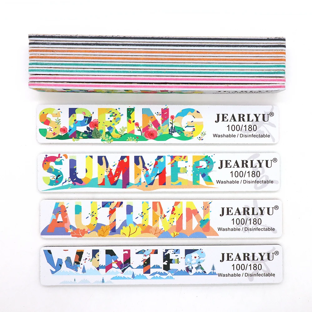 

Набор из 25/50 шт. цветных двусторонних пилочек для ногтей, зернистость 100/180, моющиеся, дезинфицируемые, для маникюра