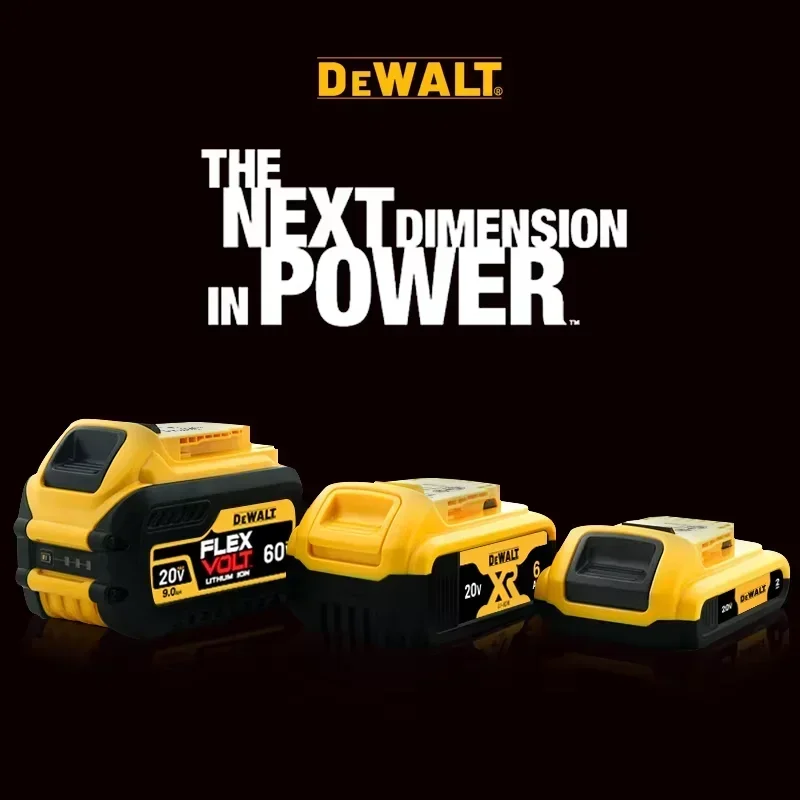 Dewalt 20V batterij 6,0Ah oplaadbare lithiumbatterij, BDC112 oplader, originele Dewalt 20V DCB206, DCB205, DCB200 gereedschapsbatterij