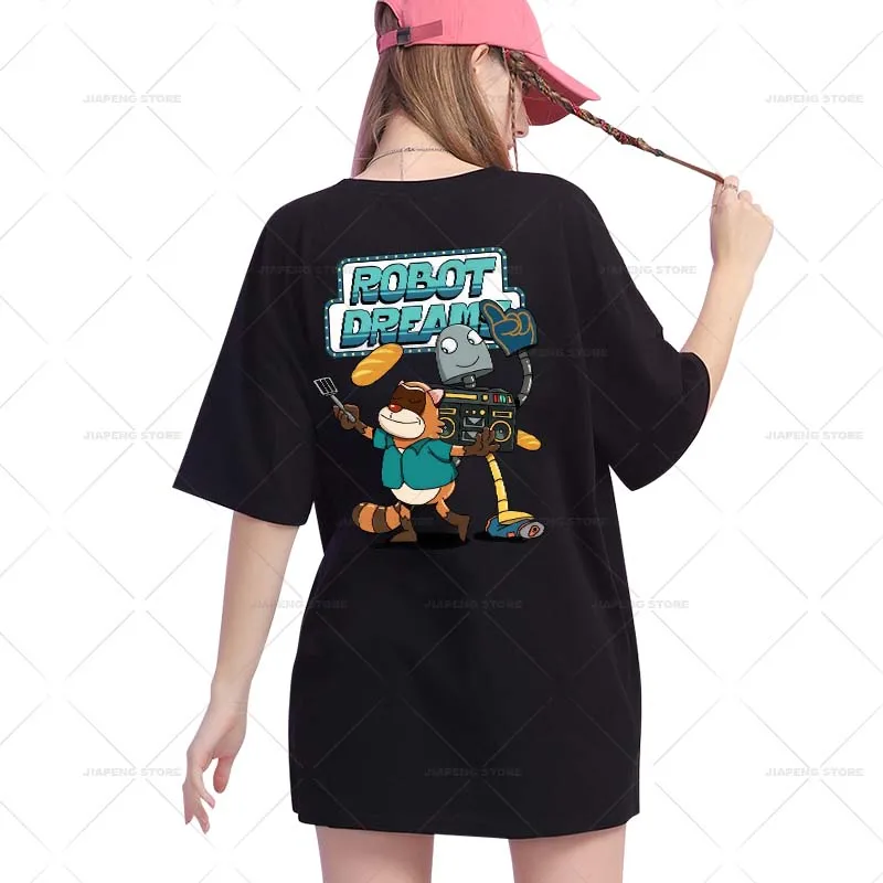 روبوت أحلام نقل الحرارة ملصق فينيل Mon Ami روبوت بقع للملابس الكرتون زين الحديد على نقل على طباعة تي شيرت #4