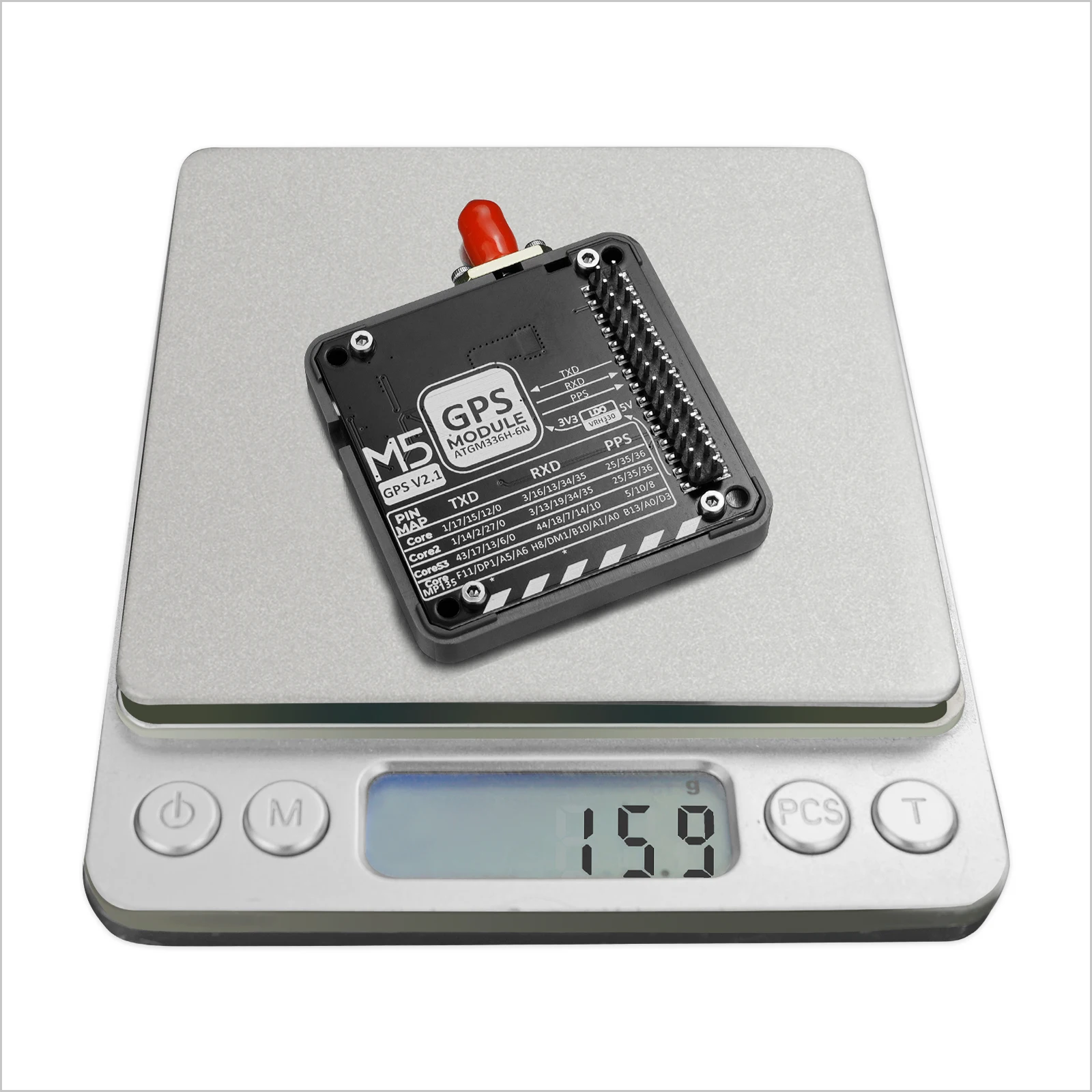 Официальный GPS-модуль M5Stack v2.1 с антенной (ATGM336H)