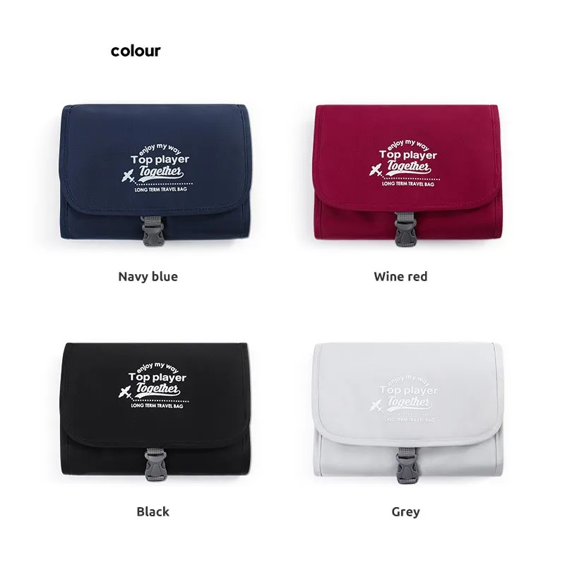 3-in-1 Hanging Portable Toiletry Bag Waterproof Travel Makeup Cosmetic Bag Dry And Wet Separation Storage Bag Travel Organizer