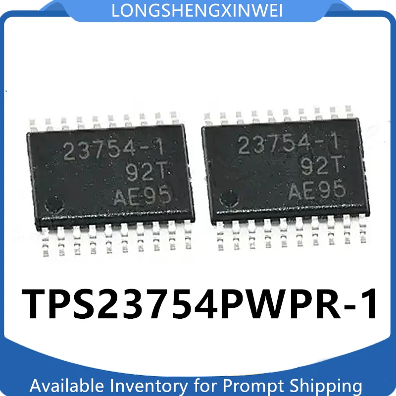 Controlador de fonte de alimentação Ethernet impresso na tela, chip IC, HTSSOP-20, TPS23754PWPR-1, 23754-1, 1pc