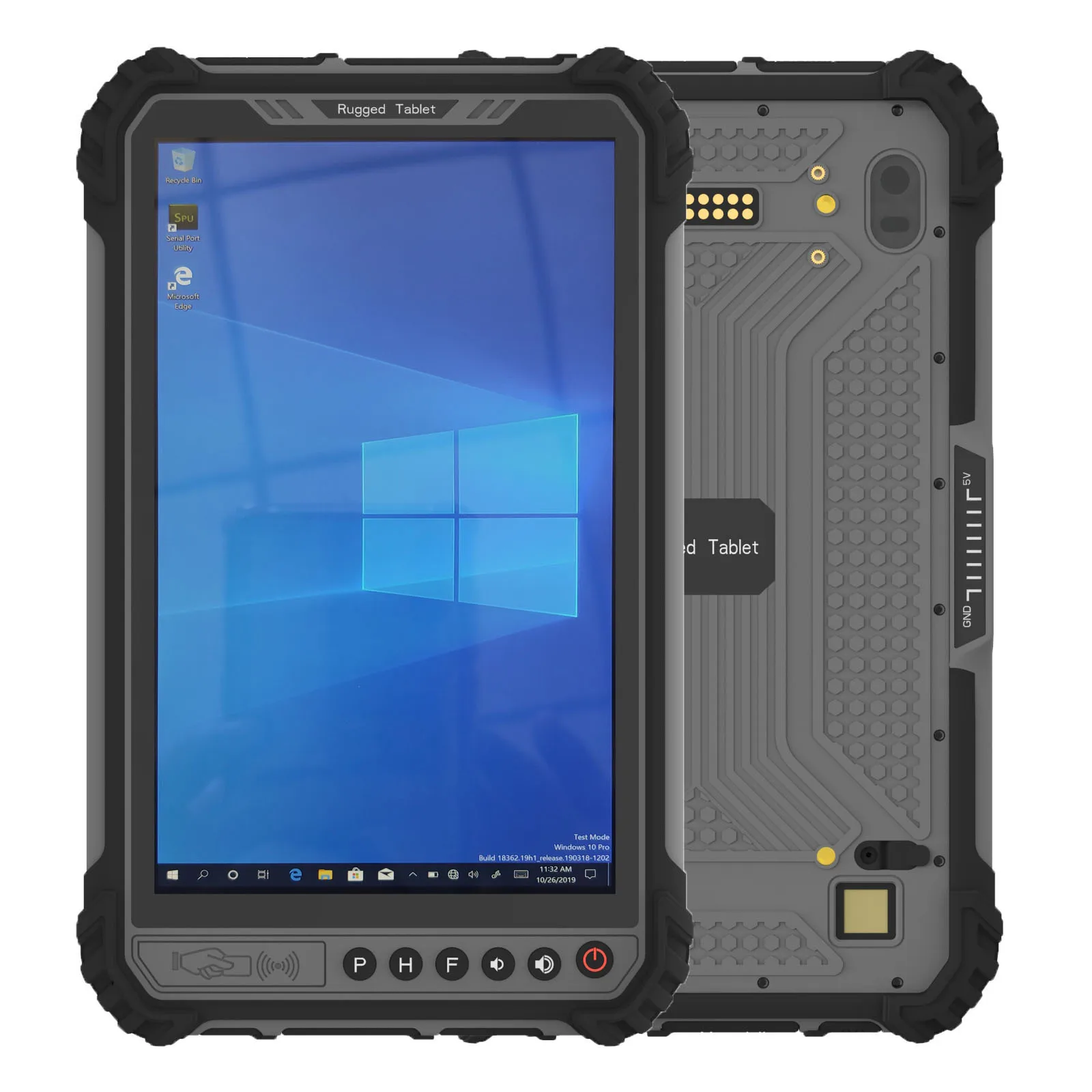 

Cheap Industrial tablet 8 inch win10 pro system LTE 4GB 64GB Industrial Rugged Tablet Pc With NFC GPS FM Fingerprint