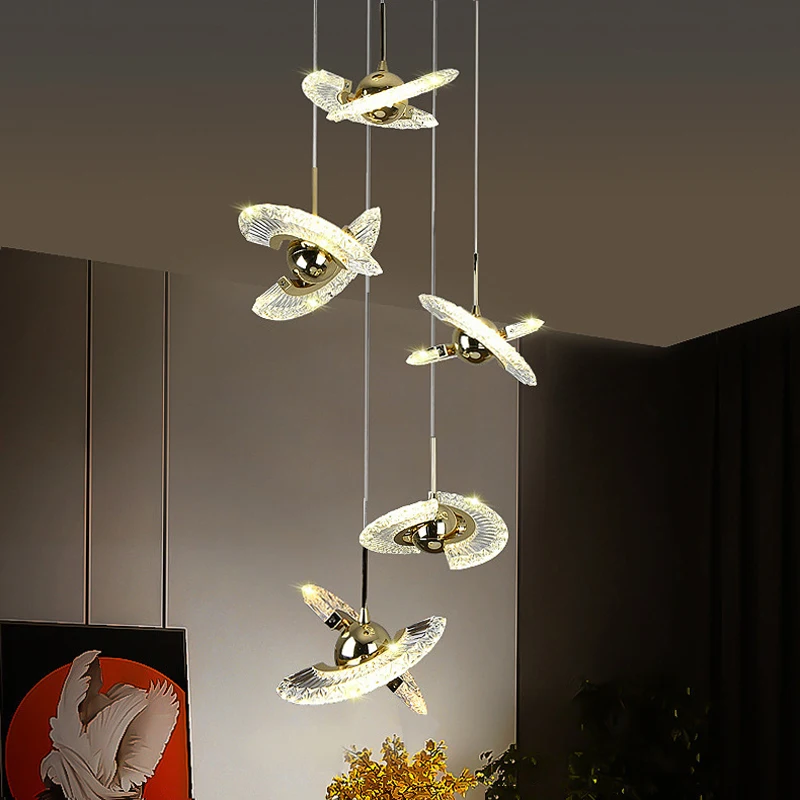 Popular Changeable Pendant Lamp  Foyer Dinning Room Home Decor Hanging Bedside Light Restaurant Suspended Illumination