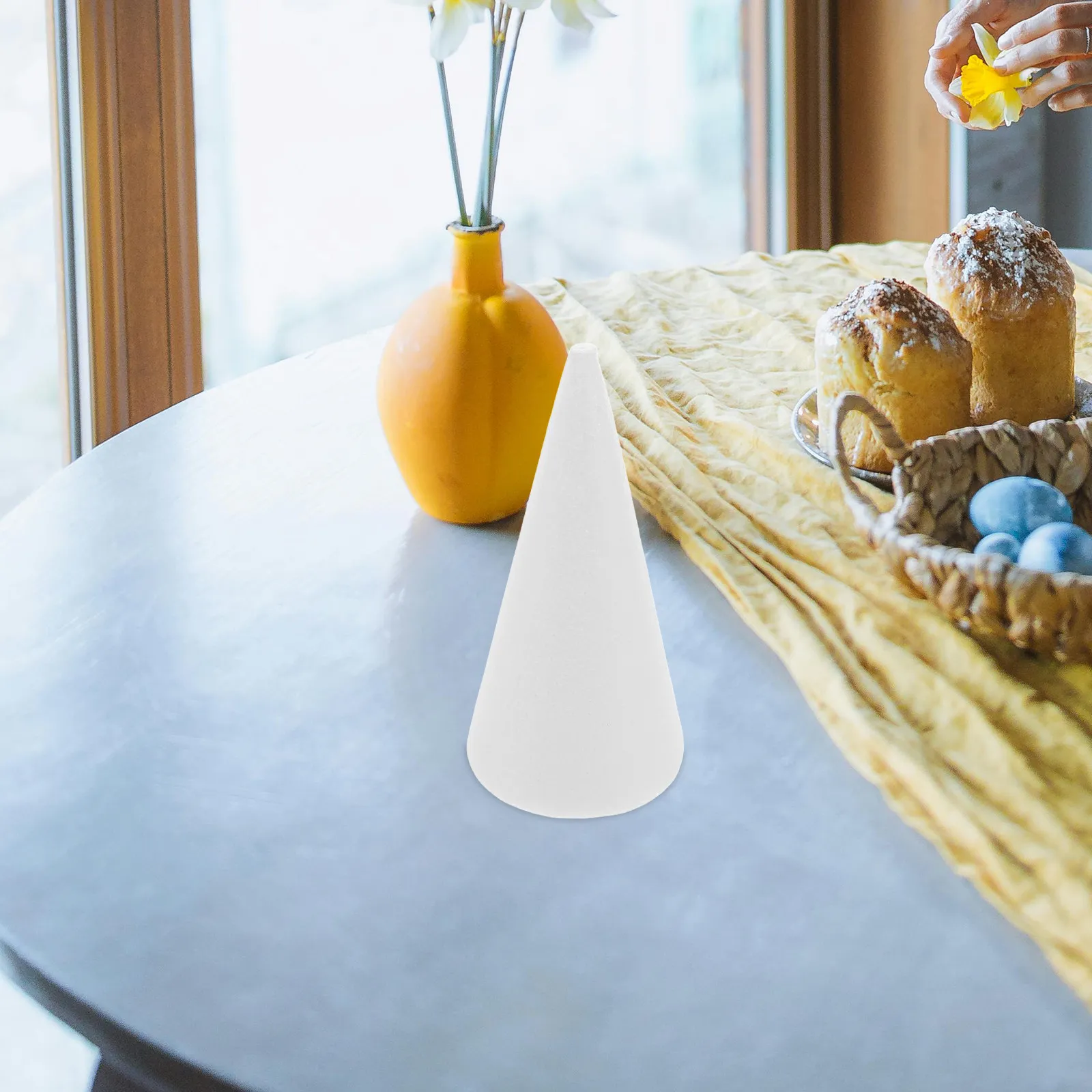 Foam Cake Dummy Cone Tree Fruit Flower Tower Practice Fondant Cake Decorating Supplies DIY Projects Mold DIY Cone Foams