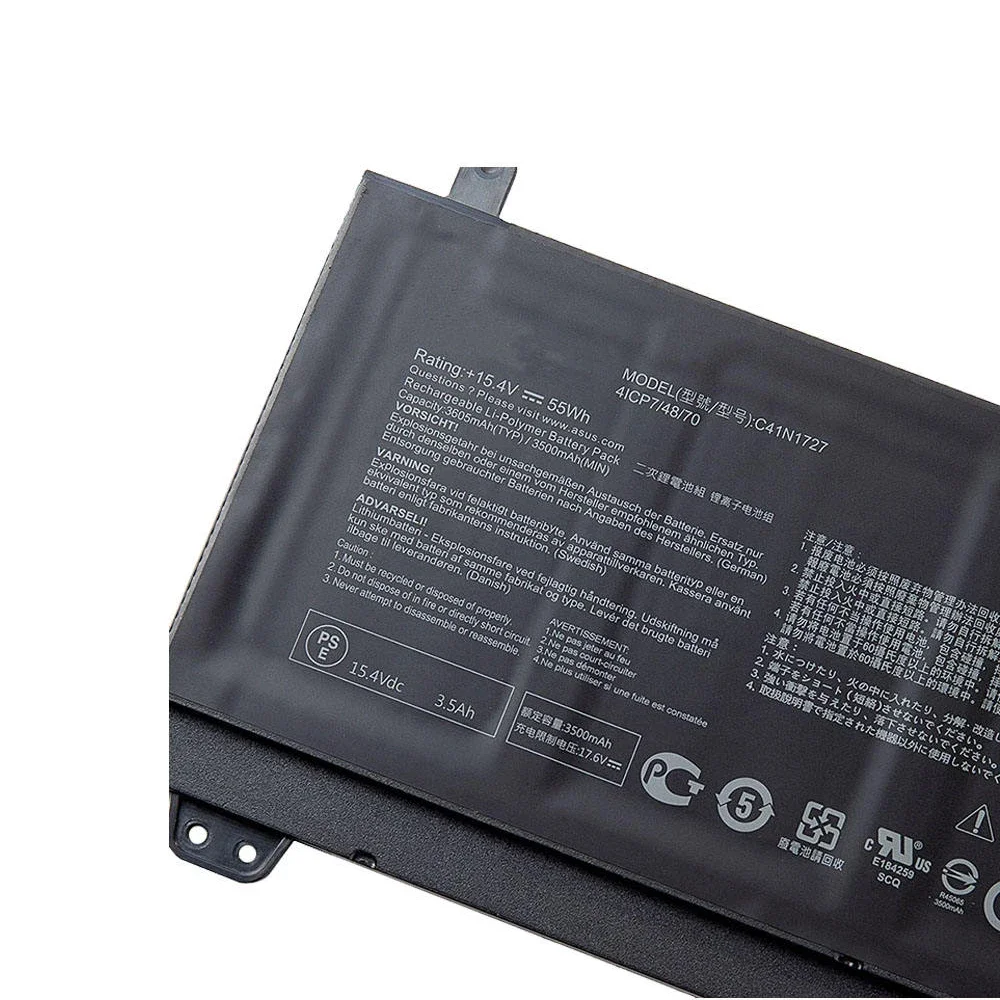 New Original C41N1727 15.4V 55Wh Laptop Battery for Asus ROG Zephyrus M GM501 GM501GM-EI007T GM501GS-XS74 4ICP7/48/70