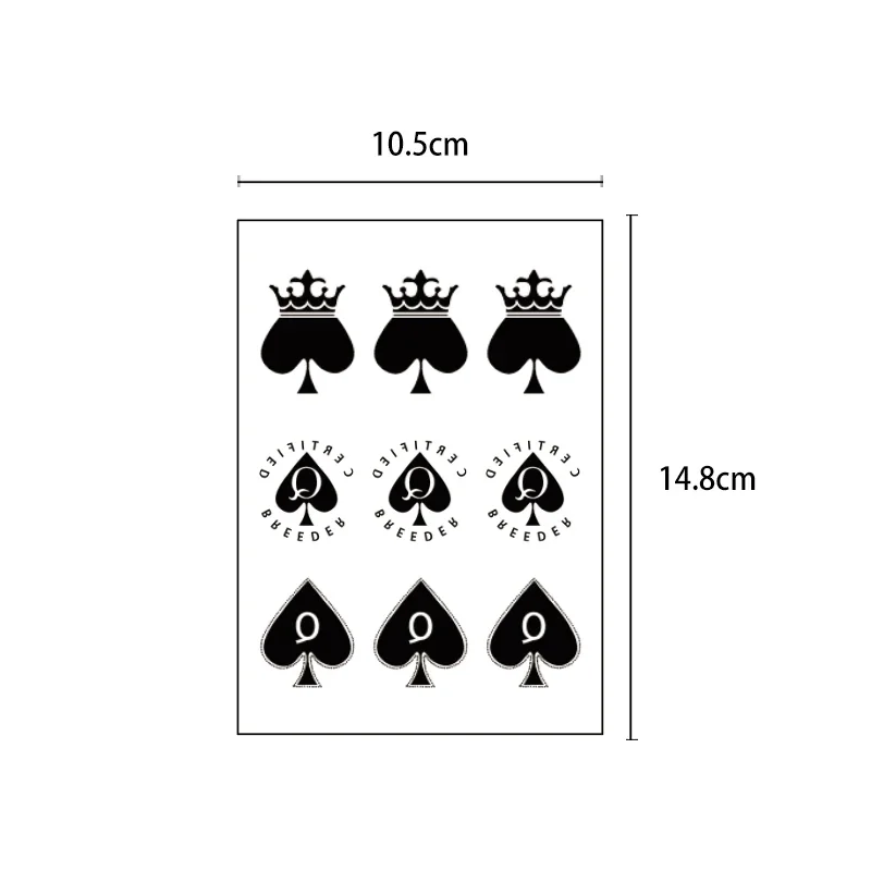 س من البستوني الوشم مقاوم للماء لصاقات وشم مؤقت الوشم غرزة وهمية الوشم الجسم فلاش الحناء الوشم الرجال ملصقات الوشم #2