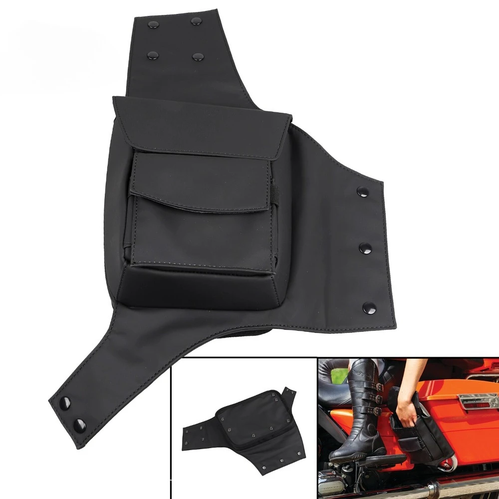 For Harley-Davidson Glide Road King Modified Saddle Edge Water Bottle Bag 1997-2023 Left Right Brand New