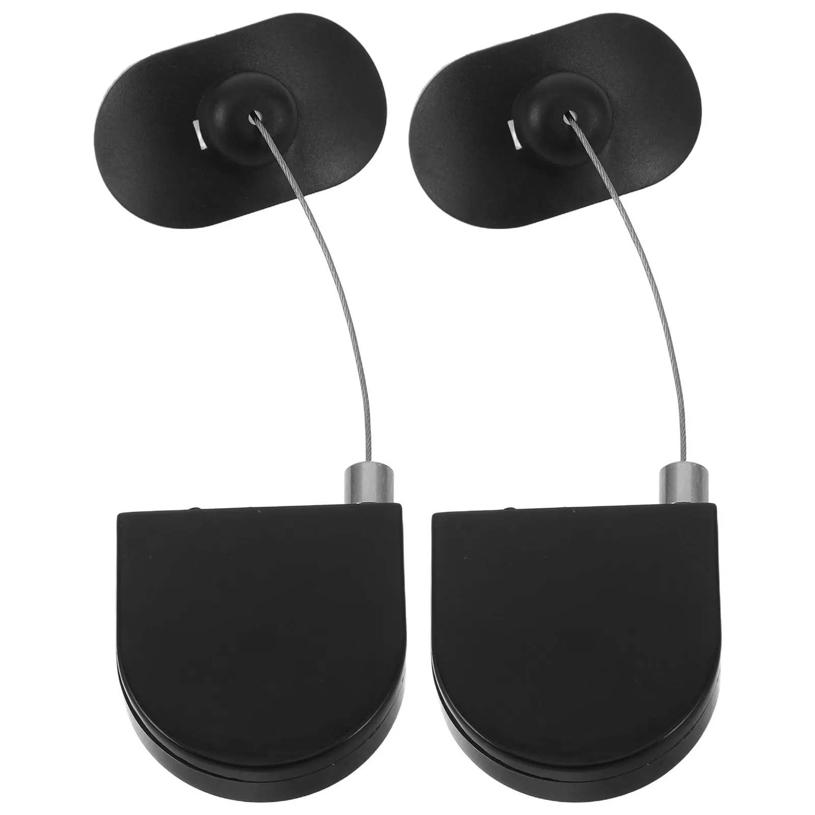 

Комплект из 2 выдвижных антивандальных кабелей для ювелирных изделий, 90 см, с элегантным дизайном замка-бокса, для защиты товаров на витринах и выставках