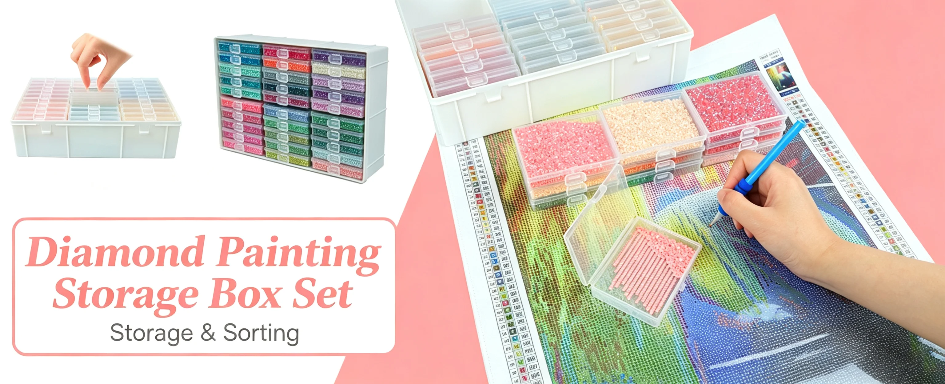 60-Piece Diamond Painting Art  - Box Art And Craft review and price