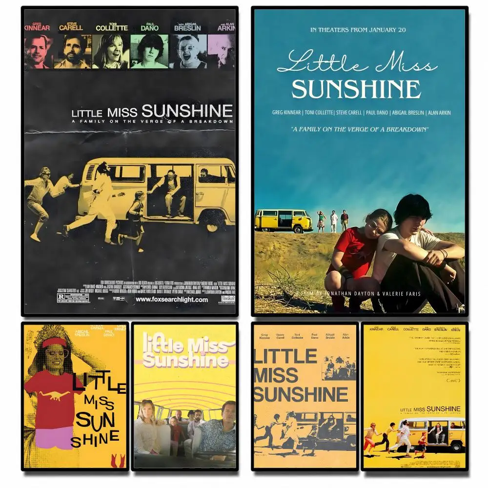 Movie Little Miss Sunshine Poster High-definition  stickers, suitable for bedroom, living room, home decoration