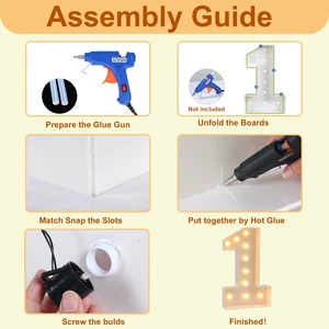 ضوء عيد ميلاد LED ذو الشكل العملاق ، رقم البالون ، صندوق التعبئة ، 30 ، 40 ، 50 ، ديكور حفلة عيد ميلاد 1 ، الكبار ، الأطفال ، استحمام الطفل ، زينة الزفاف أفضل 12 مبيعات حفلة الذكرى السنوية الخمسين - No2