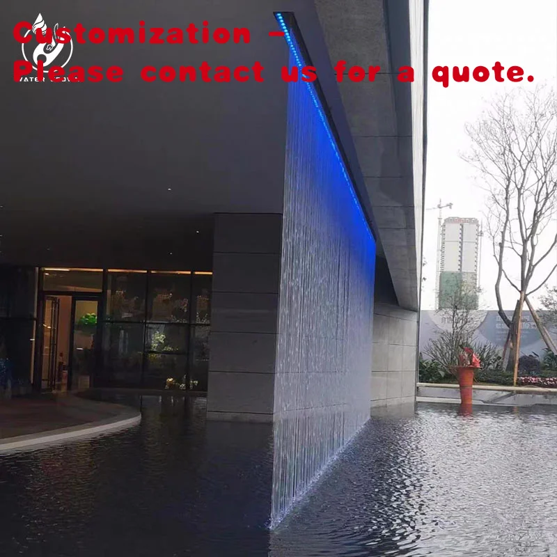 

Custom.Crown Настроить Крытый Декоративный Занавес Бассейн Водопад Настенный Дождевик Фонтан Открытый
